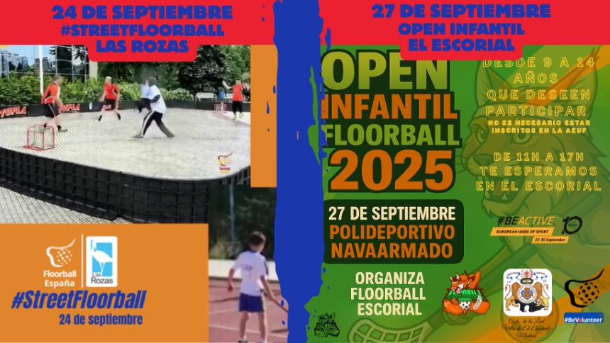 24 y 27 de septiembre: el Floorball presente en la Semana Europea del Deporte